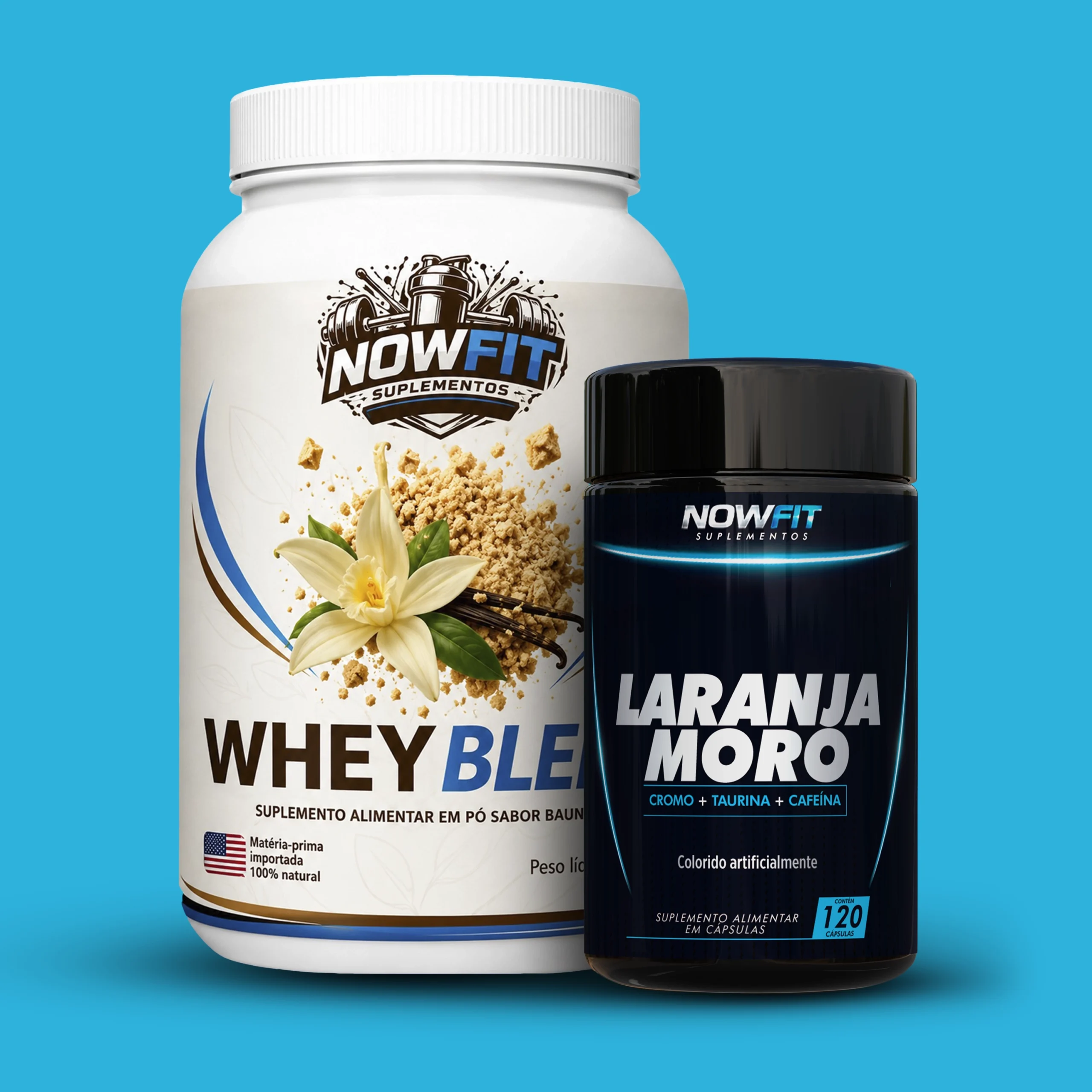 Combo Whey Blend + Laranja Moro