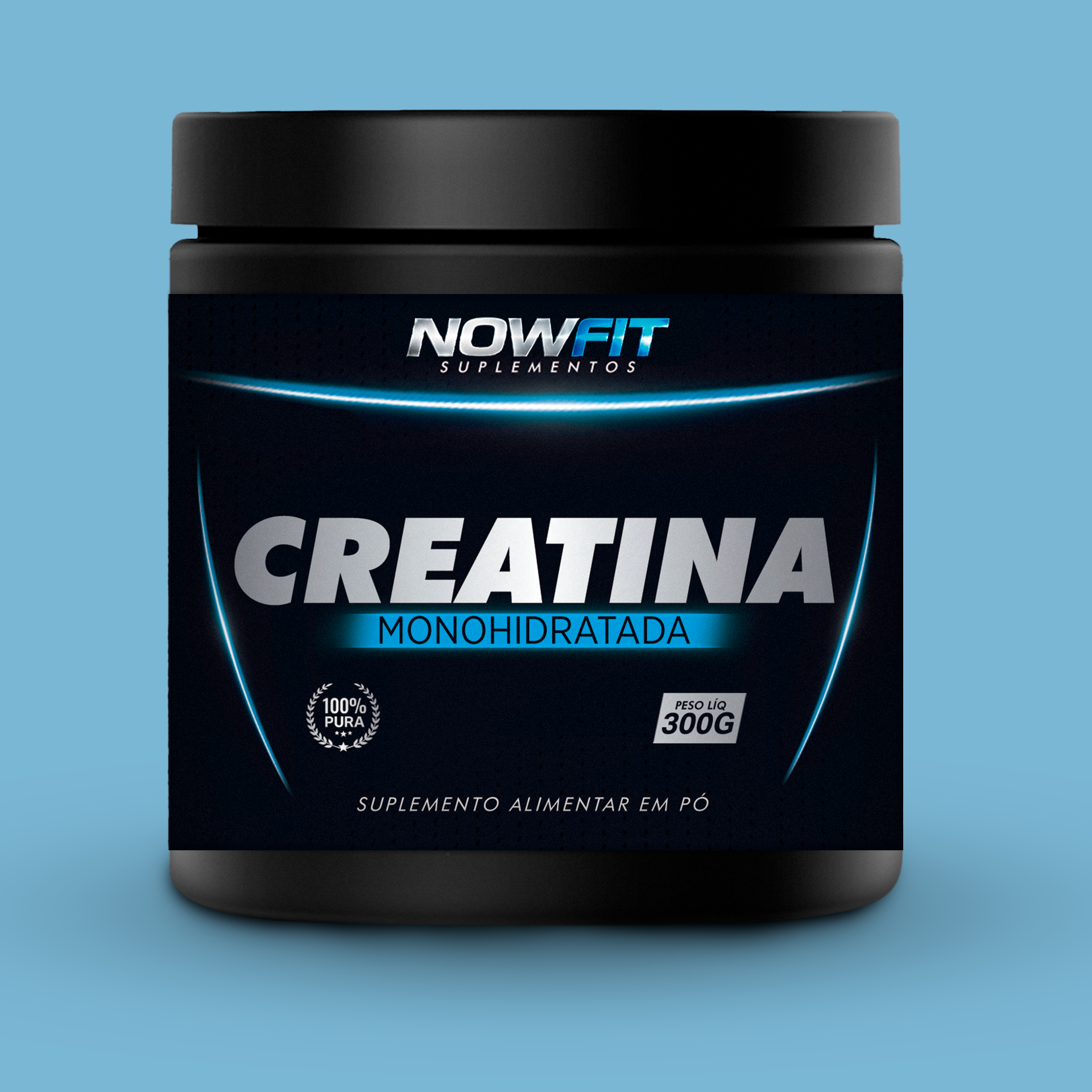 CREATINA MONOHIDRATADA EM PÓ – 300g